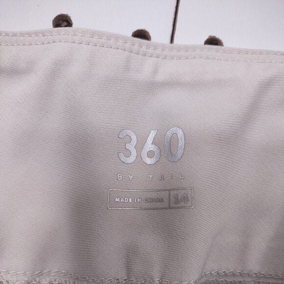 360 by Tail Performance Pants, Light Tan, Ankle Length, Size 14 - Picture 3 of 7
